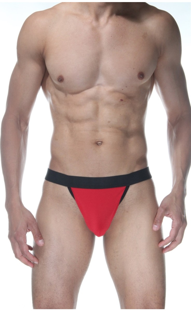 Pileli Store Kırmızı Erkek Tangası görsel 8