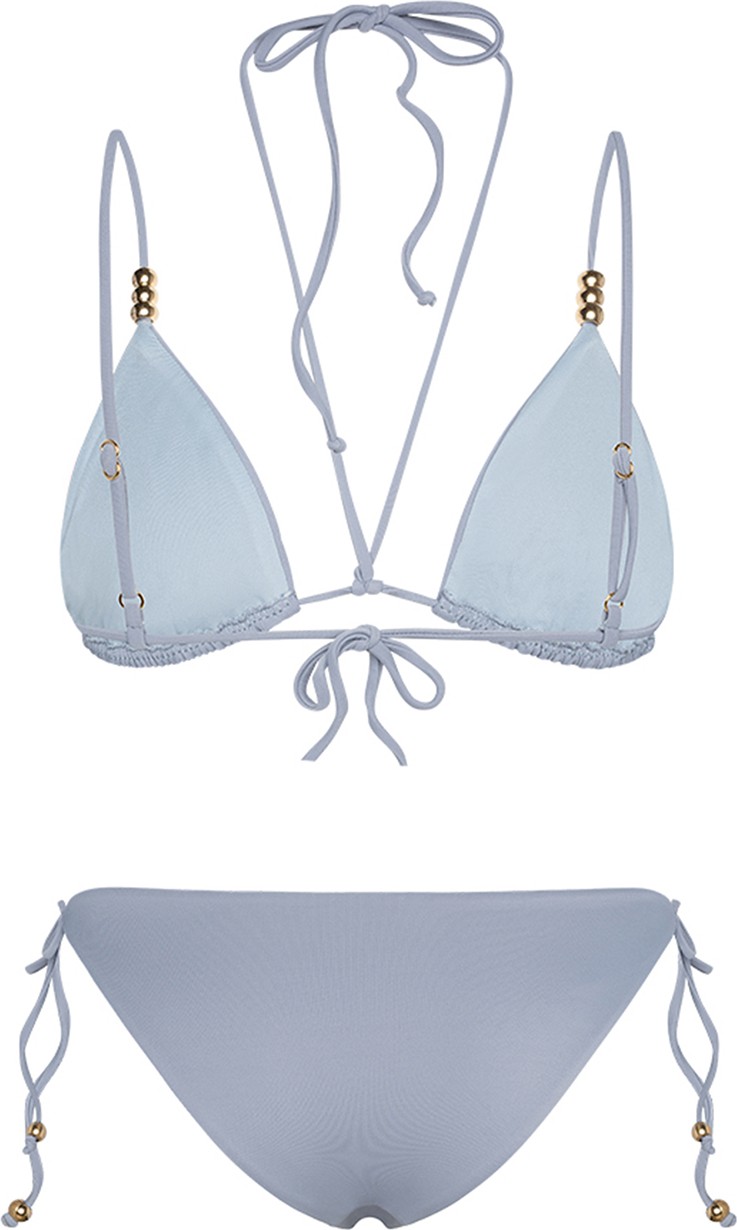Bonesta Swimwear Canna Gri Üçgen Bikini Takımı görsel 8