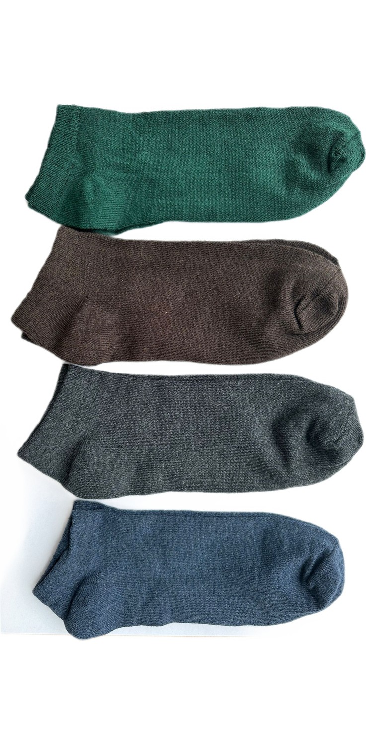 Ozzy Socks 4 Çift Ekonomik Pamuklu Erkek Patik görsel 4