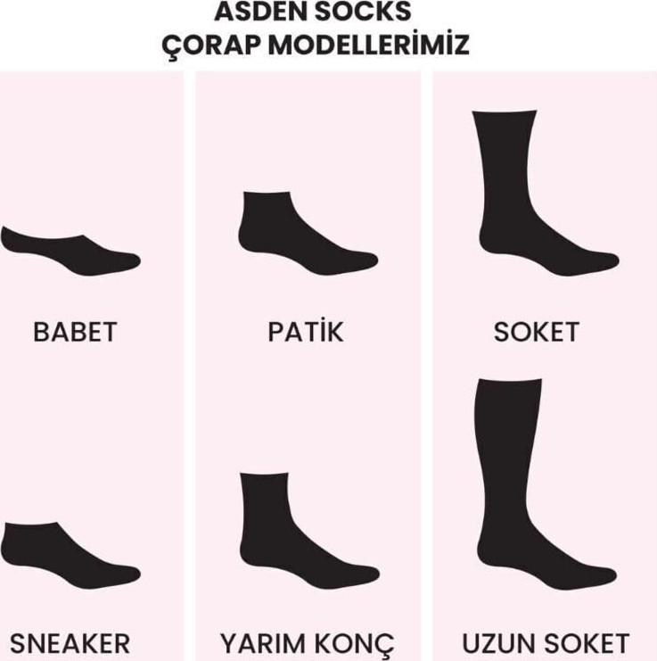 Aesco Bambu Erkek Patik Çorap Dikişsiz, Soft Yıkamalı (Siyah6) görsel 4