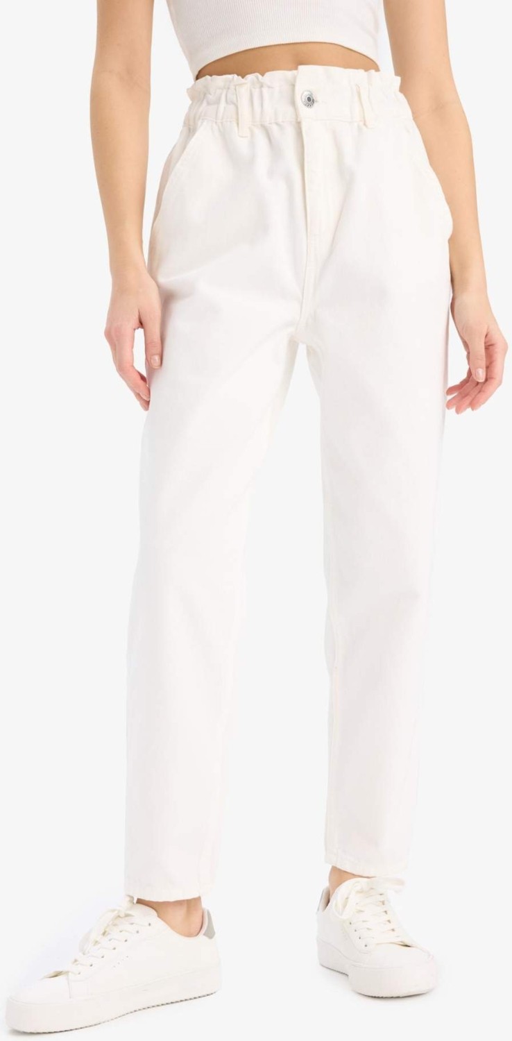 DeFacto %100 Pamuk Paperbag Gabardin Kumaş Pantolon S2790AZ25SP
