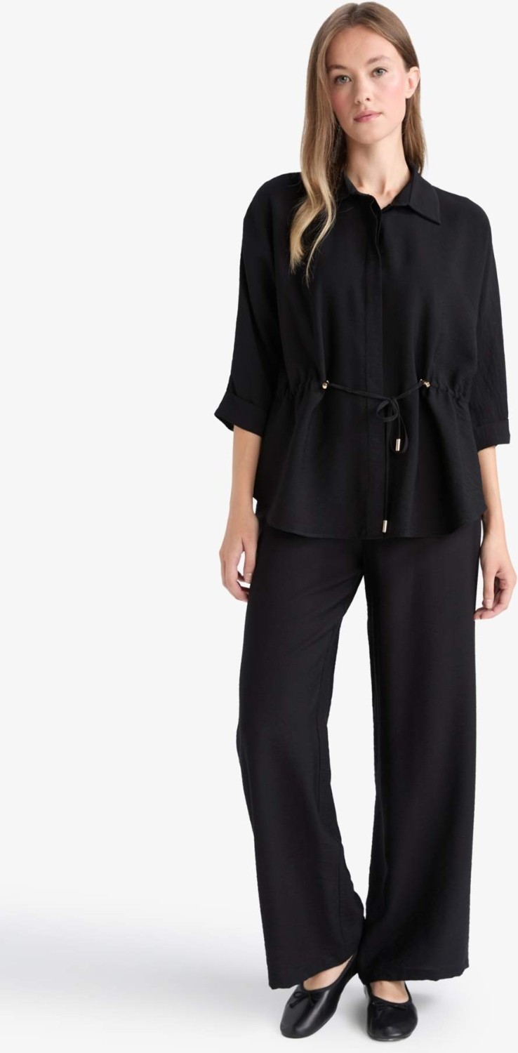 DeFacto Straight Fit Geniş Paça Pantolon F3420AX25AU görsel 3