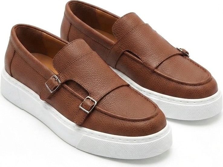 Zerenyus ZRC417 Premium Bağcıksız Günlük Erkek Loafer Taba görsel 2