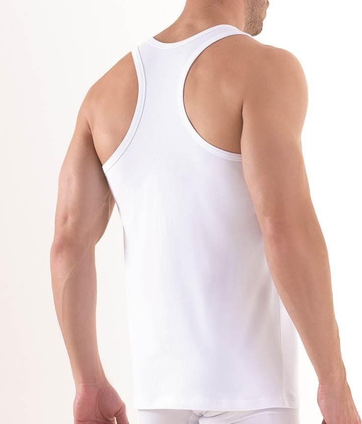 Blackspade Tender Cotton 2'li Sporcu Beyaz Atlet C6T7N6O9 görsel 2