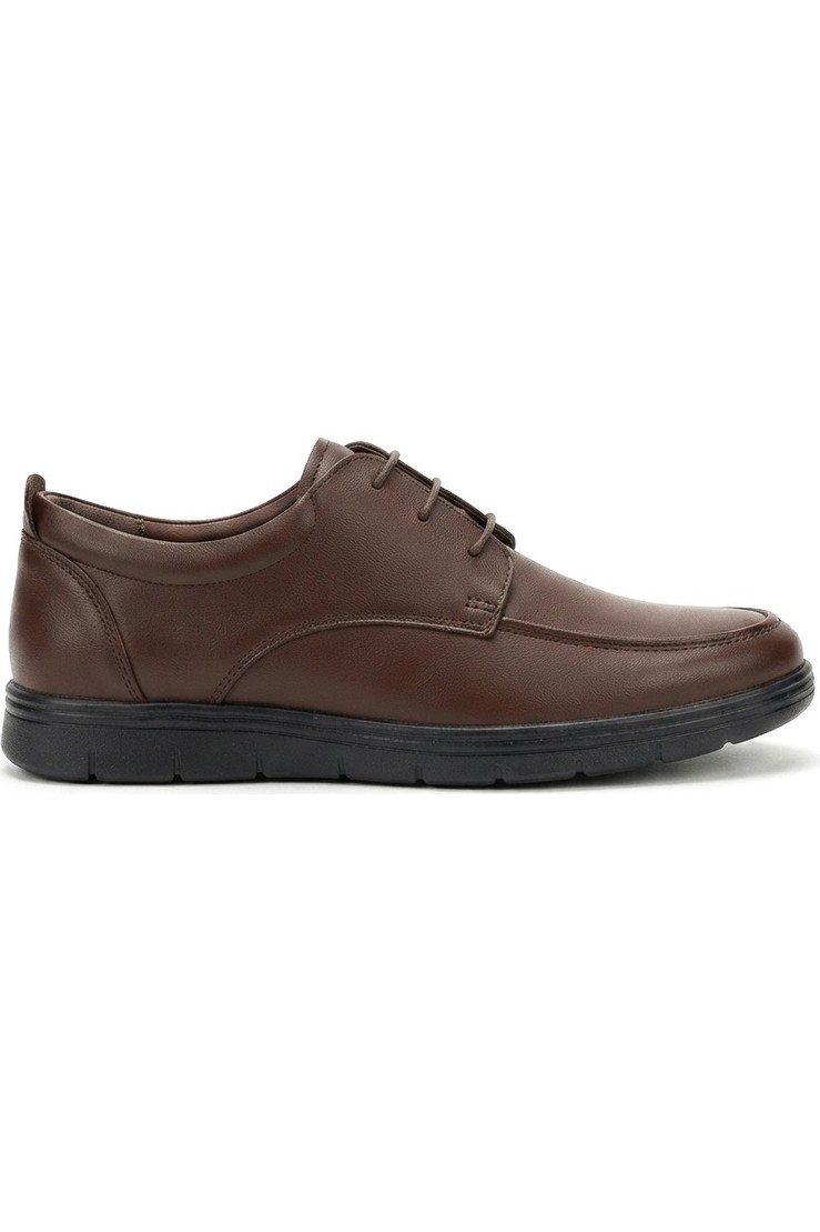 Zerenyus ZRJ0510 Business Casual Bağcıklı Erkek Klasik Ayakkabı - Siyah görsel 7