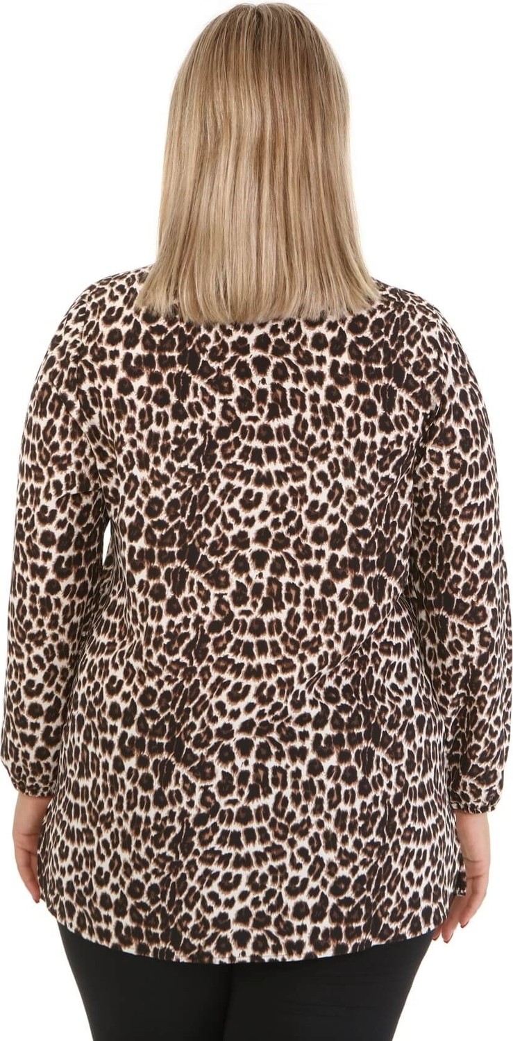 Myline Leopar Desenli Gömlek görsel 5