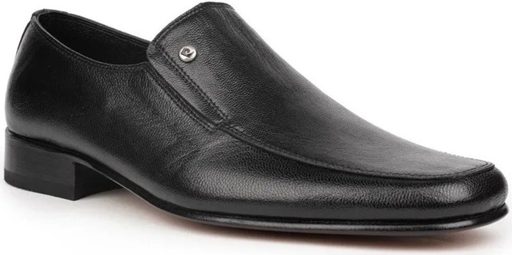 Pierre Cardin 3603 Erkek Siyah Kösele Hakiki Deri Ayakkabı görsel 6