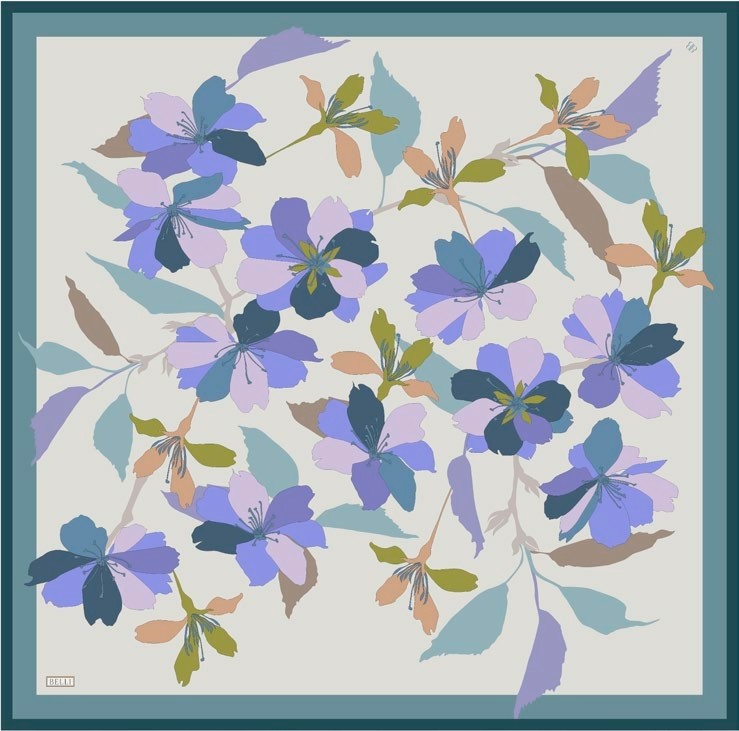 Belli Saf Ipek Eşarp 4100D (Twill Ipek)