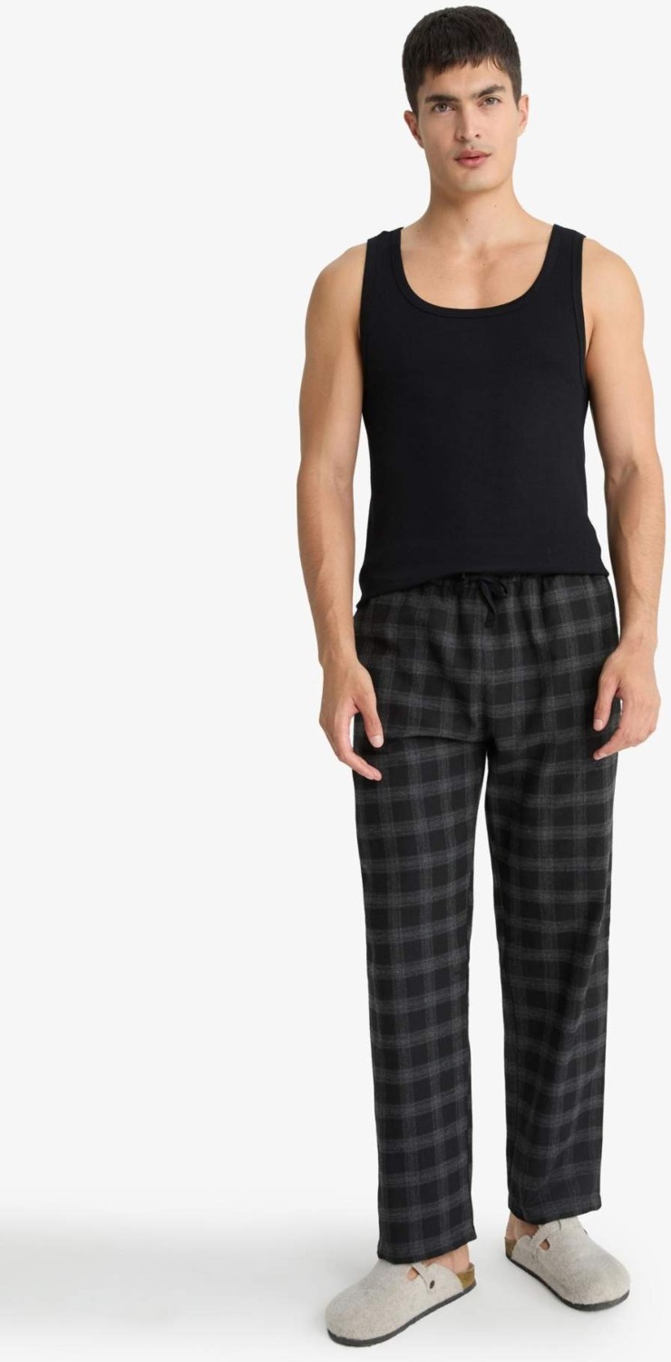 DeFacto %100 Pamuk Slim Fit Ribana 2'li Atlet Y9056AZ25WN görsel 8