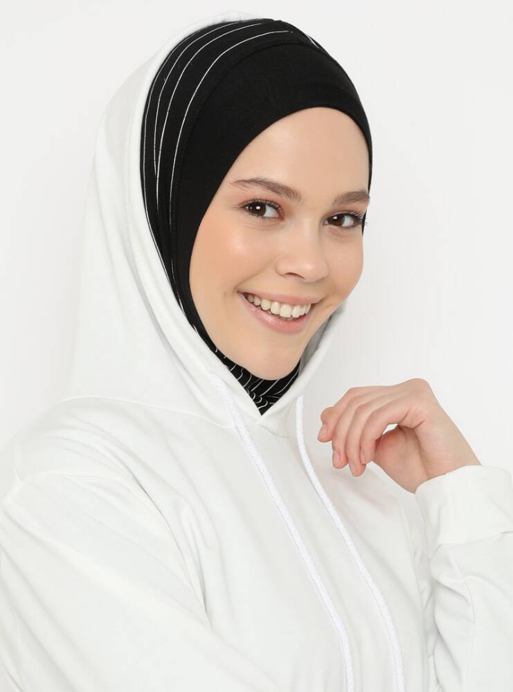 Ecardin Bone Ecardin Çizgili Spor Bone görsel 3