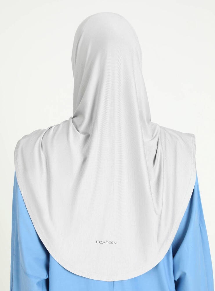 Ecardin Bone Çeneli Rahat Viskon Scarfs Hjab görsel 8
