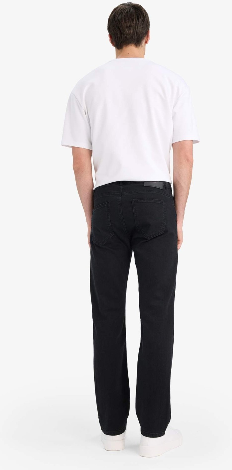 DeFacto Sergio Regular Fit Normal Bel Boru Paça Jean Pantolon W6868AZ25AU görsel 7