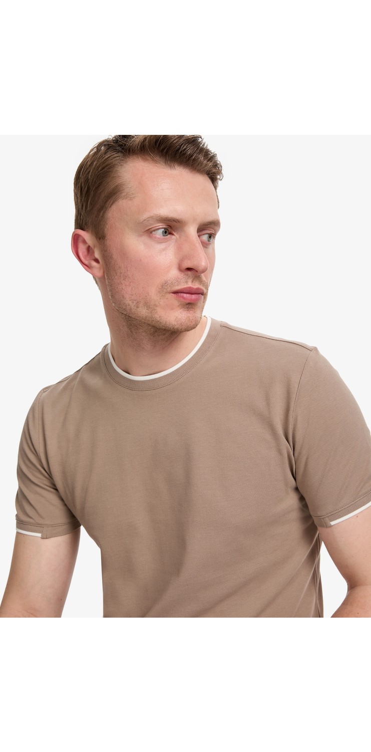 Pierre Cardin Erkek Siyah Slim Fit Tişört 50327865-VR046 görsel 2
