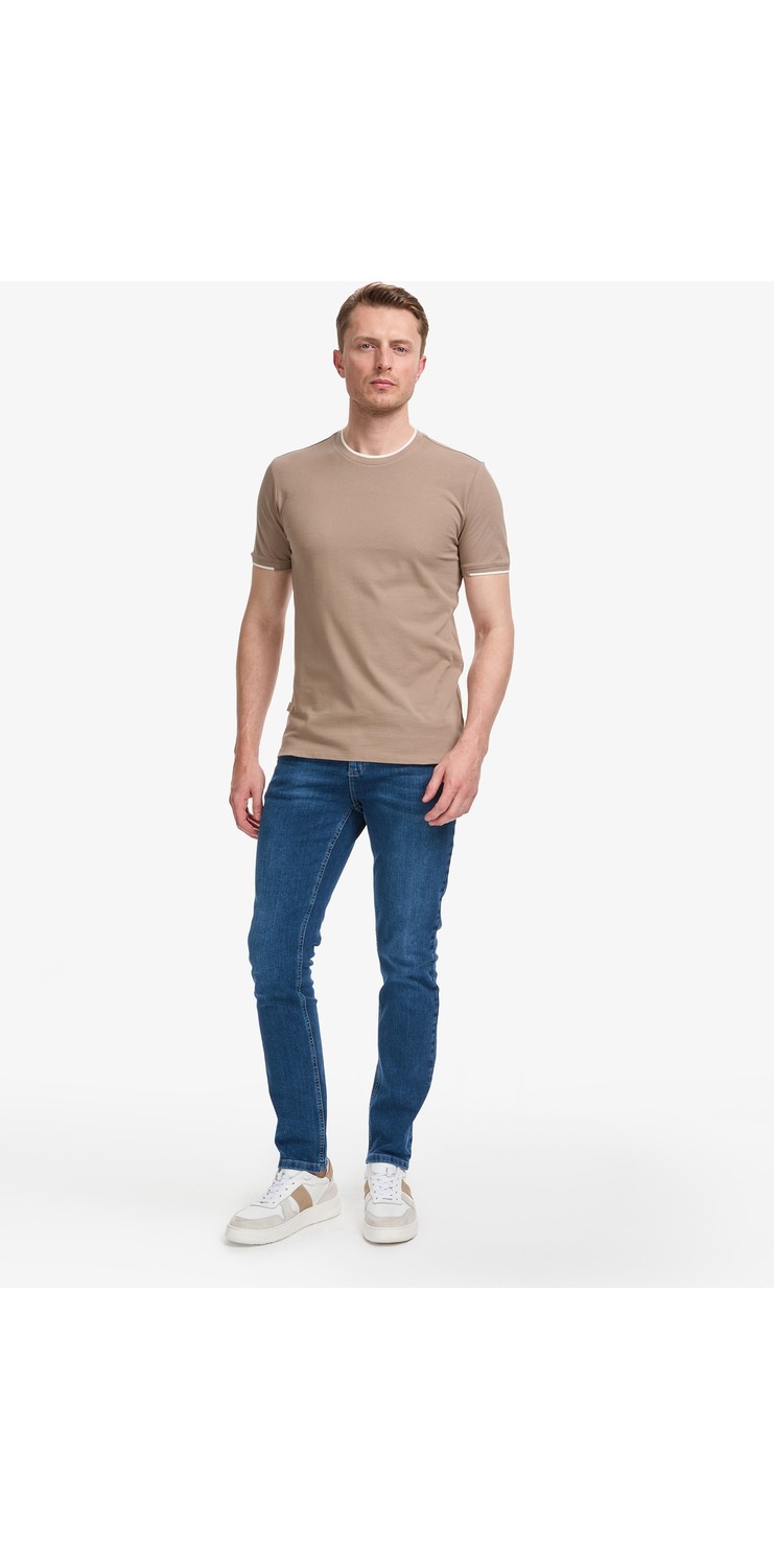 Pierre Cardin Erkek Siyah Slim Fit Tişört 50327865-VR046 görsel 4