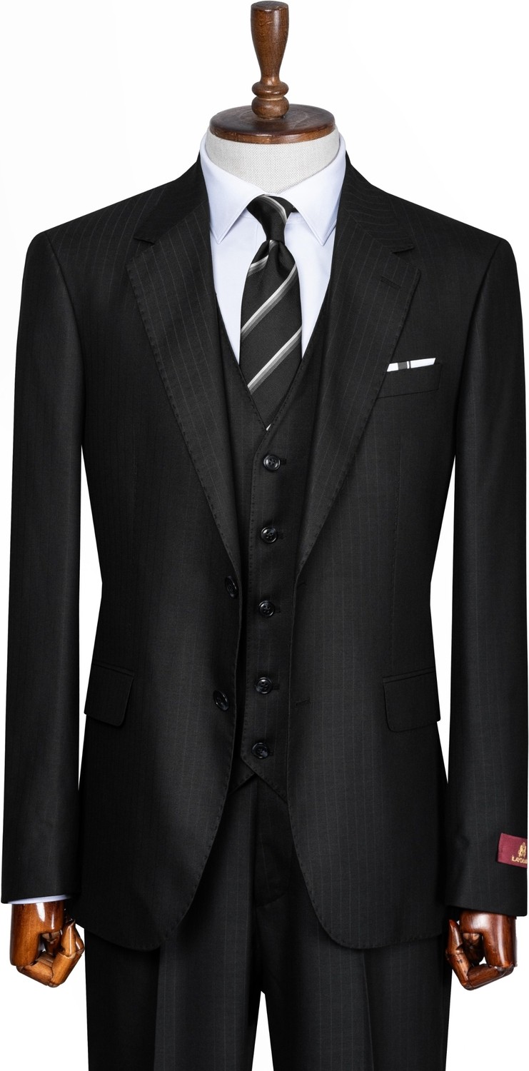 İlayda Emir Luxury, Blazer, Slim Fit, Çizgili, Erkek Takım Elbise