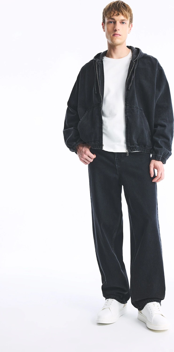DeFacto %100 Pamuk Süper Baggy Fit Pantolon H1697AX26SP