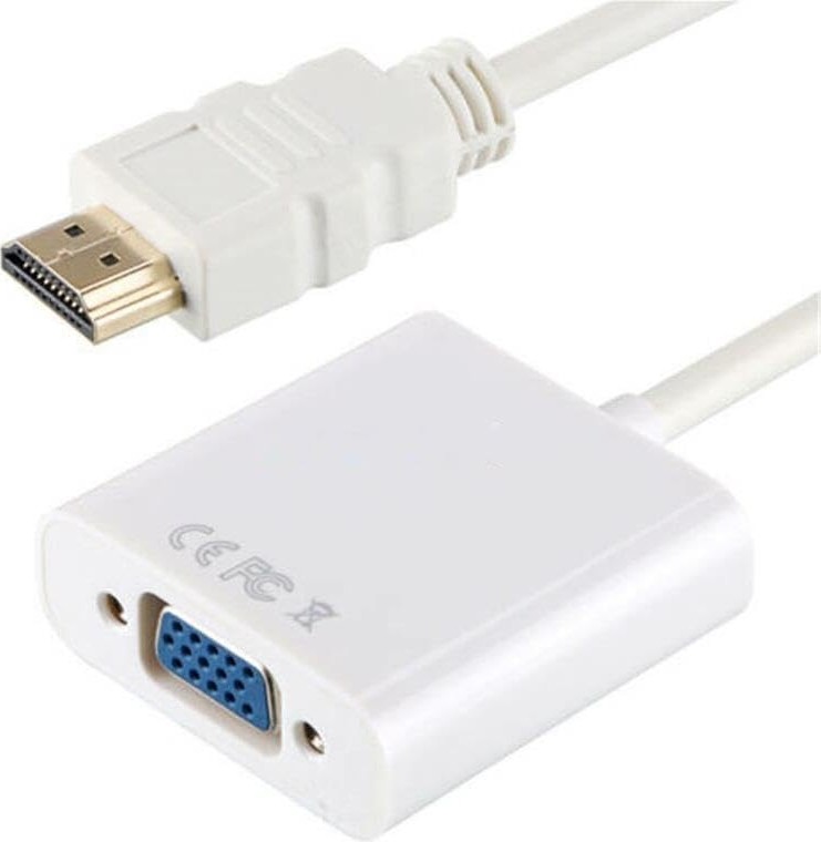 Aesco Ancheyn HDMI To VGA Çevirici Dönüştürücü Adaptör Monitör Laptop Projeksiyon Çevirme Uydu Kablosu 4547 görsel 2