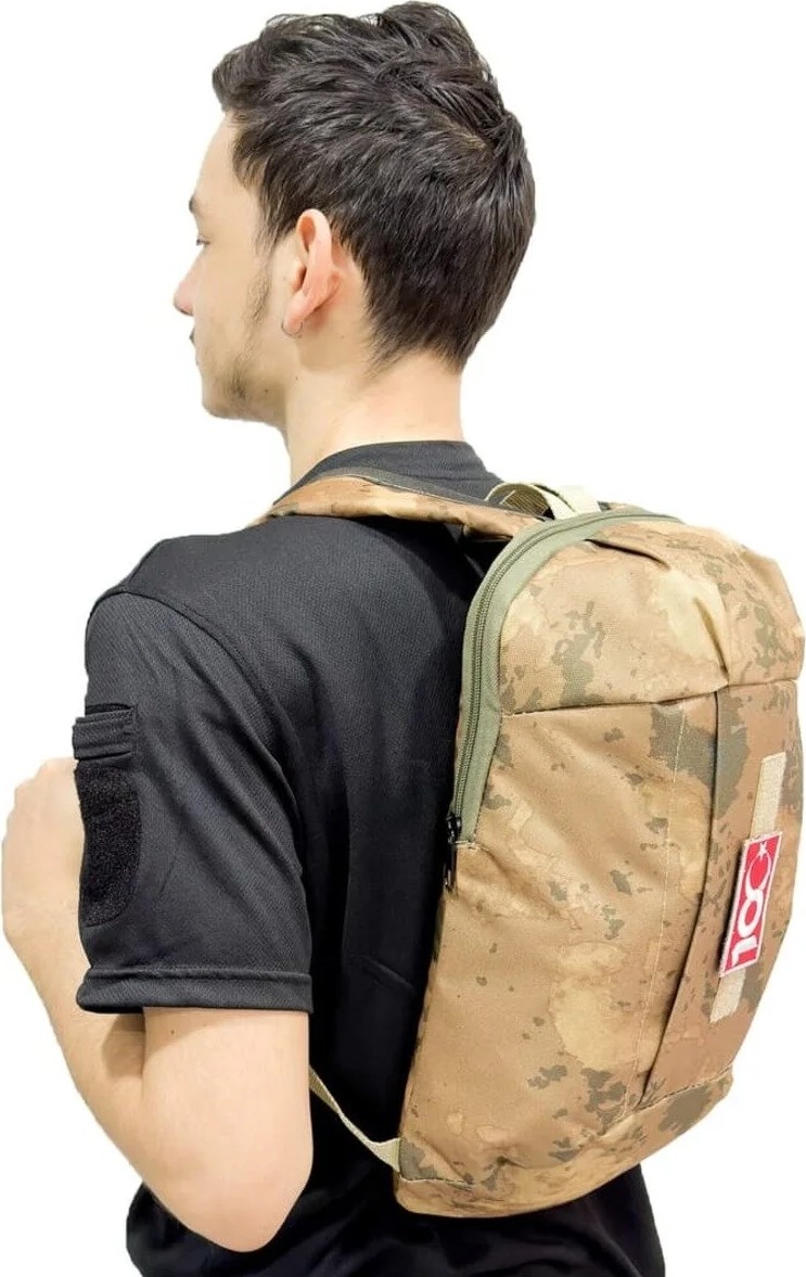 Kordak 10 Lt Çöl Kamuflaj Günlük Çanta görsel 7