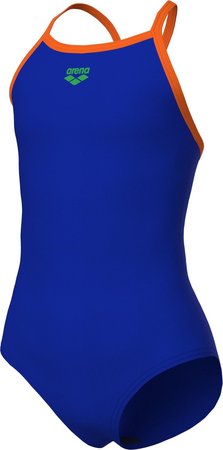 Die Grup Arena Girl's Swimsuit Light Drop Solid Kız Çocuk Mayo, 6-7 Yaş, 005919833, Lacivert, Kız Çocuklar
