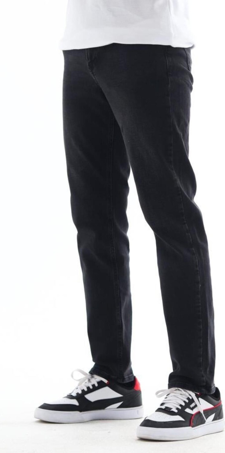 Hlt Jeans Erkek Antrasit Füme Fit Boru Paça Esnek Likralı Denim Jeans Kot Pantolon Hlthe001936k görsel 5