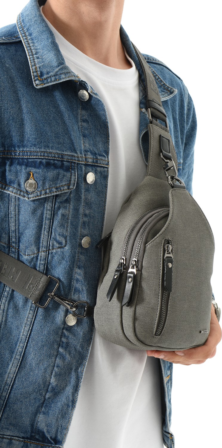 Mega Bag M 708 Mega Bag Kanvas Body Bag / Omuz Çantası görsel 4