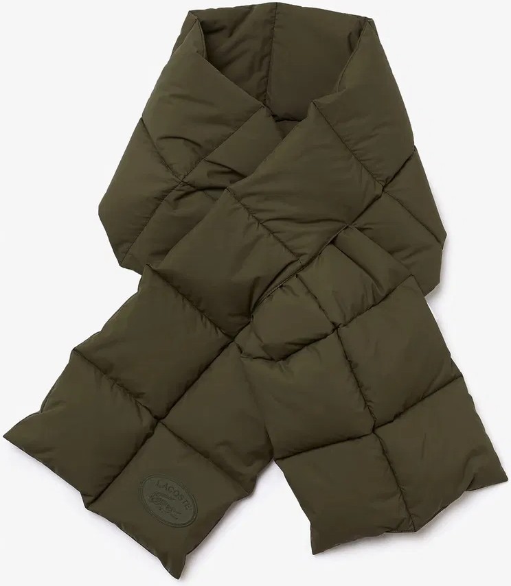 Lacoste Kadın Kapitone Haki Atkı