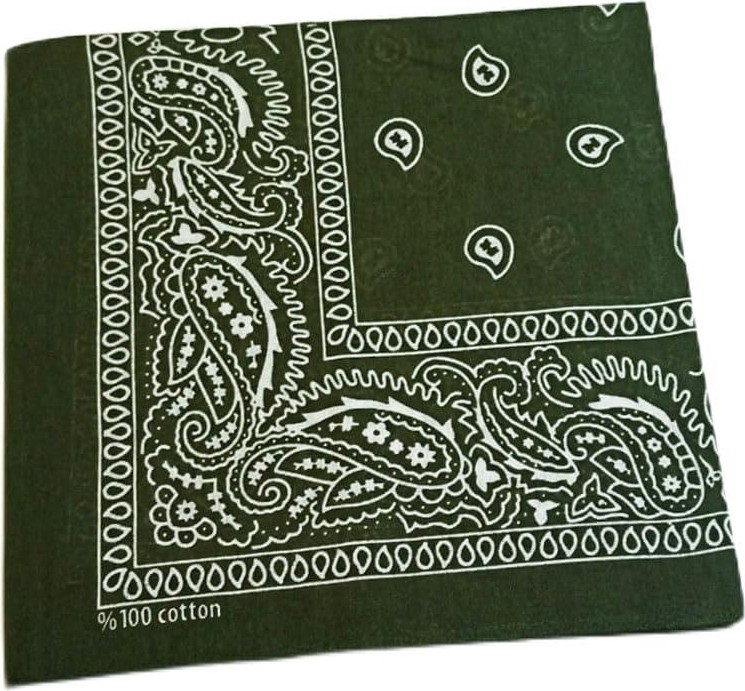 1001 Bandana Klasik Koyu Yeşil