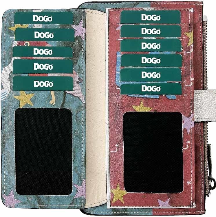 Dogo Kadın Paper Animals Tasarım Çok Renkli Cüzdan %100 Vegan Deri Günlük Kullanım İçin Şık ve Pratik görsel 2