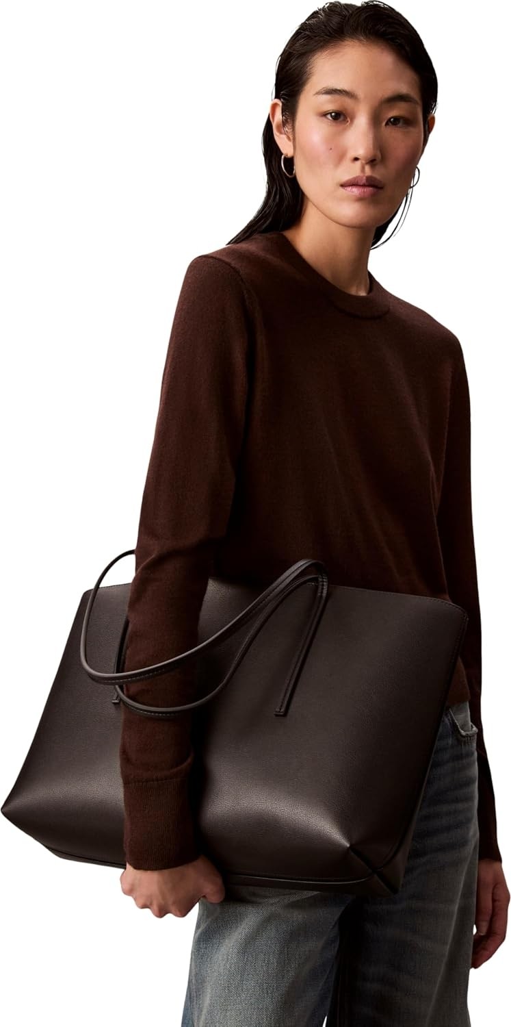 Brf Store Prime Calvin Klein Foıl Logo Tote W/pouch Çanta Kadın görsel 3