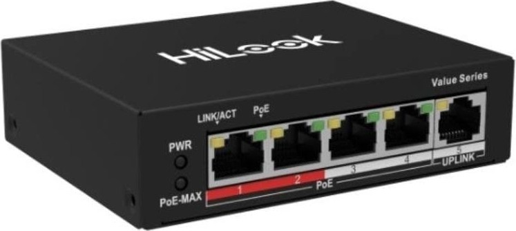 Die Grup Hilook 4 Portlu Hızlı Ethernet Yönetilmeyen Poe Anahtarı