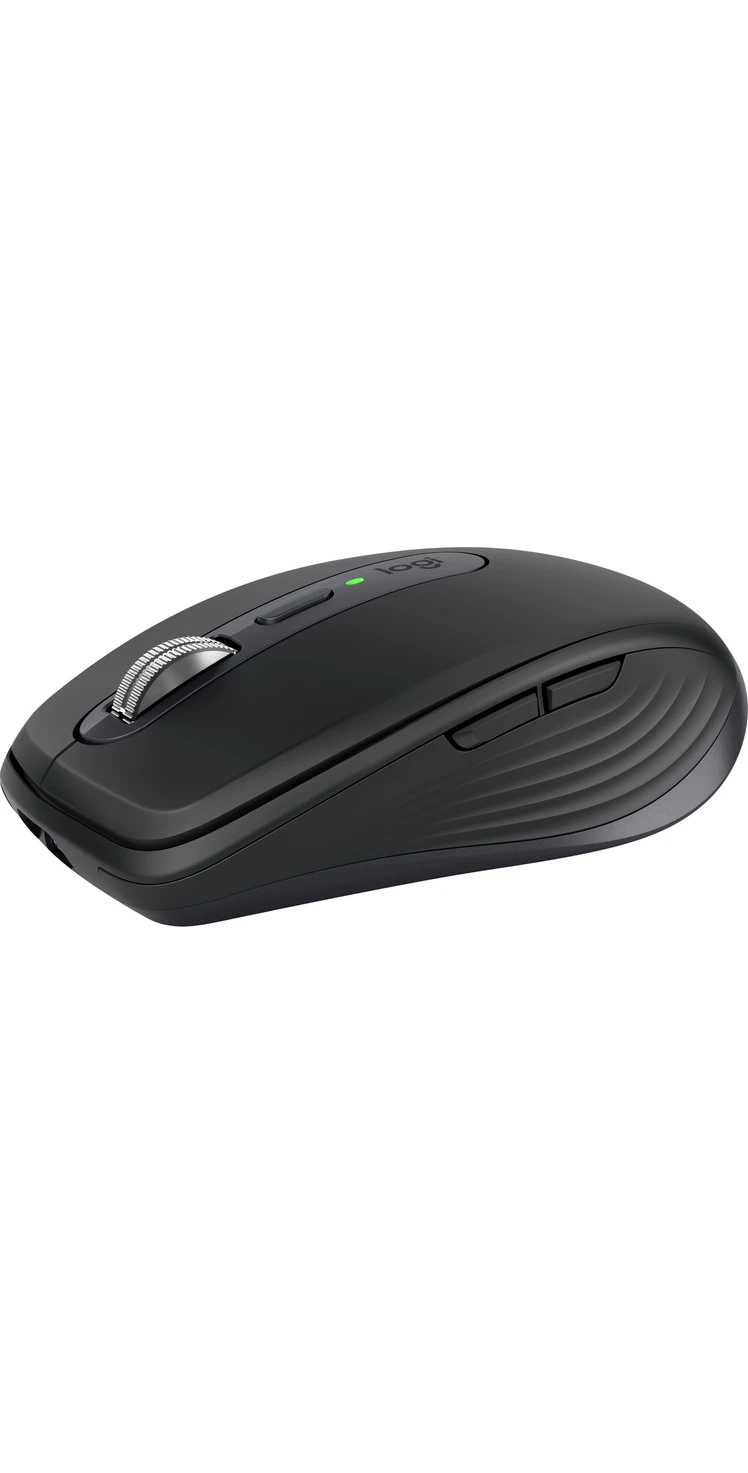 Resim Logitech MX Anywhere 3S Kompakt 8000 DPI Optik Sensörlü Sessiz Bluetooth Kablosuz Mouse - Siyah 