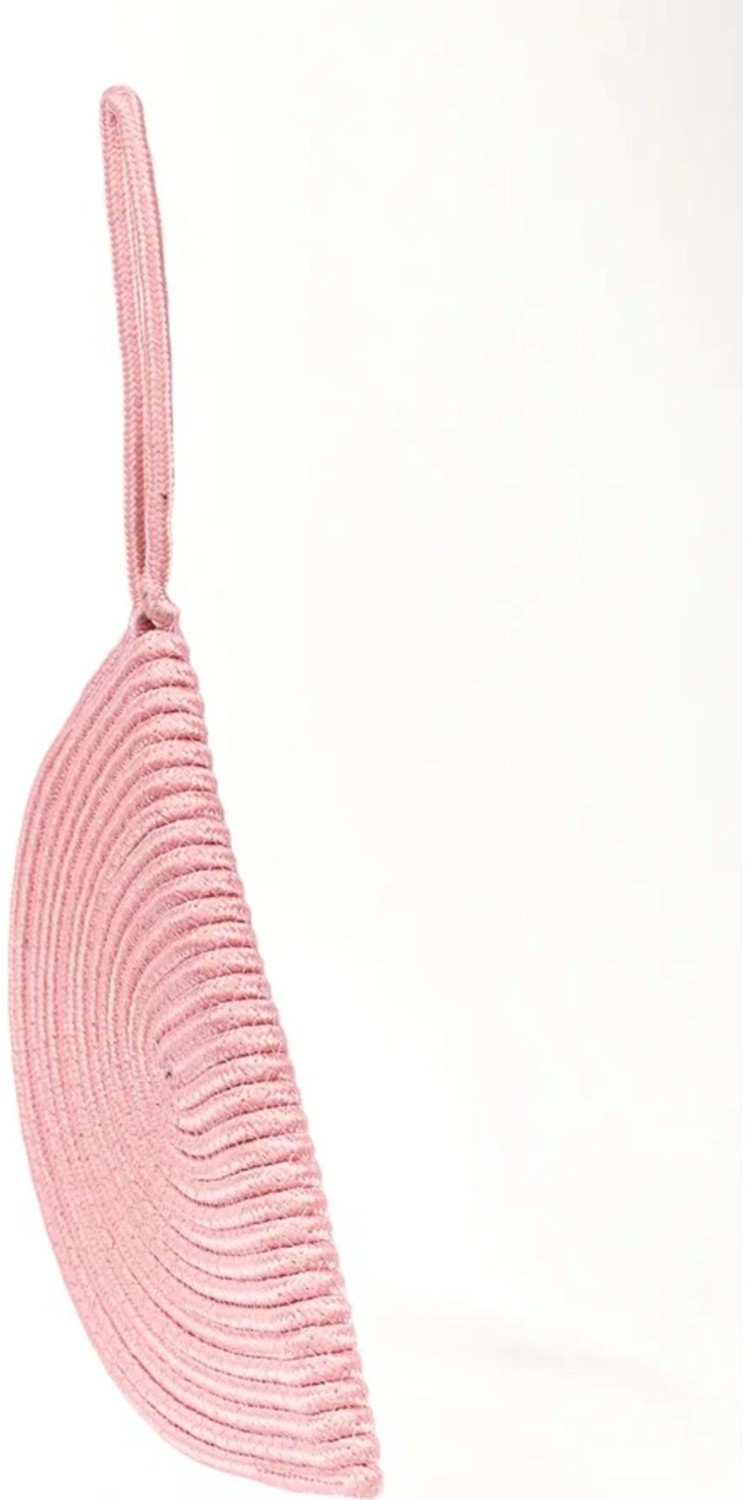 MaVaux Moss Fermuarlı Vegan Hasır Jüt Clutch Çanta Modern Tasarım Küçük Boy Suya Dayanıklı görsel 6