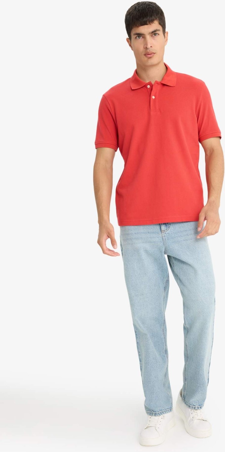 DeFacto %100 Pamuk Regular Fit Polo Tişört E9504AX25SM görsel 7