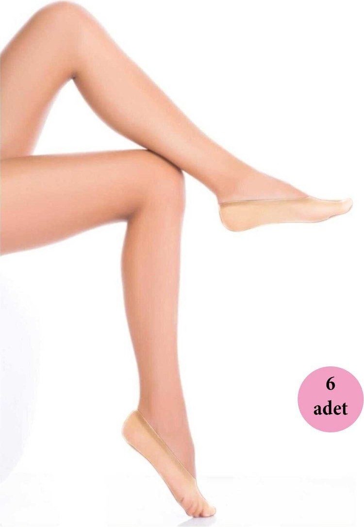 Kuzgun Ticaret 6 Adet Microfiber Suba Kadın Babet Çorap Sahra 51