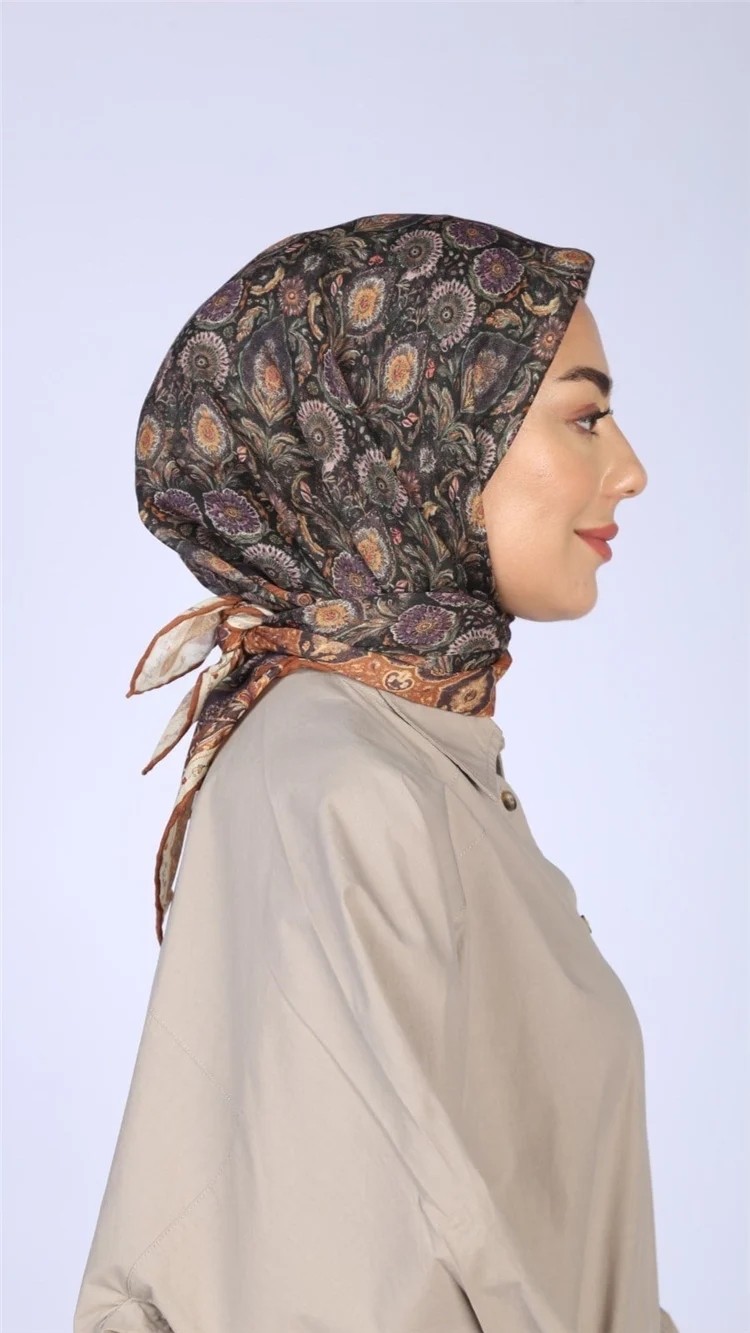 Lo'cella Pamuklu Soft Eşarp 4578-8 görsel 3