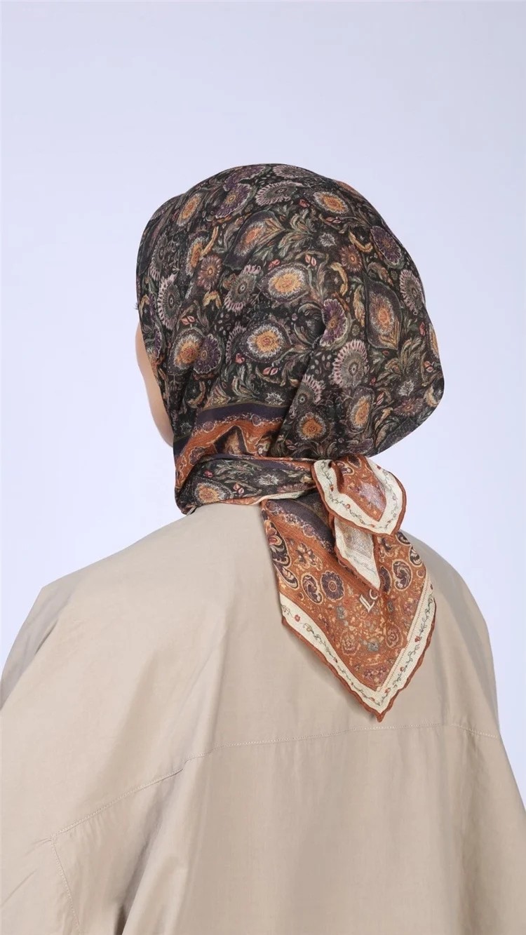 Lo'cella Pamuklu Soft Eşarp 4578-8 görsel 4