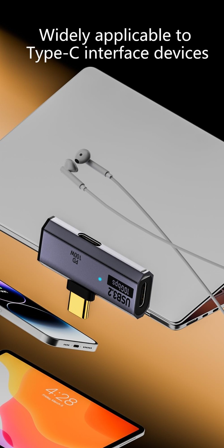 Die Grup Livx Type C To 2 Usb3.2 100W 10GBPS Veri Aktarımı Kulaklık Müzik Dinleme Dönüştürücü Çevirici Otgcc görsel 5