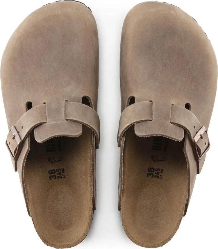 Birkenstock BOSTON LEOI Kahverengi Terlik 0960813 Erkek Günlük Kullanım İçin Konforlu Tasarım görsel 4