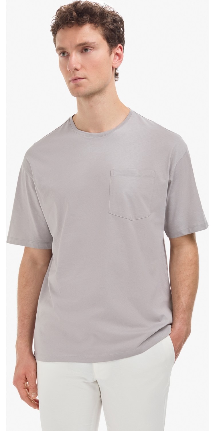 Pierre Cardin Erkek Lacivert Comfort Fit %100 Pamuk Bisiklet Yaka Basic Tişört 50325300-VR033 görsel 3