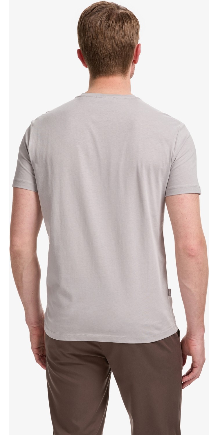 Pierre Cardin Erkek Lacivert Comfort Fit %100 Pamuk Bisiklet Yaka Basic Tişört 50325300-VR033 görsel 8