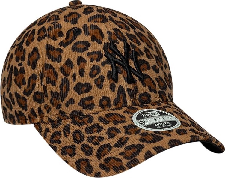 New Era Wmns Leopard Cord 9forty Neyvan Bej Unisex Şapka görsel 3