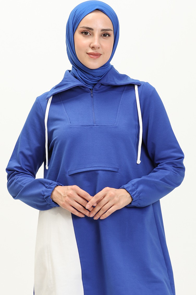 Sefa Merve Eşofman Takım 70099-03 Saks görsel 3