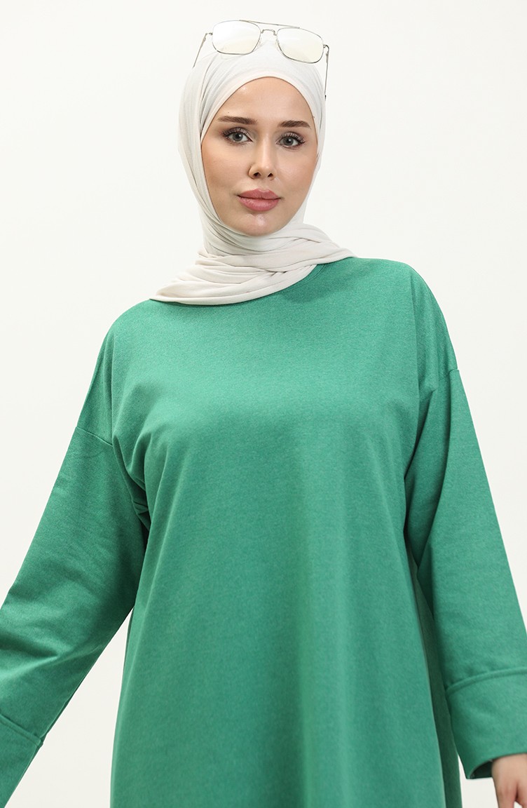 Sefa Merve Iki Iplik Eşofman Takım 3040-03 Yeşil görsel 4