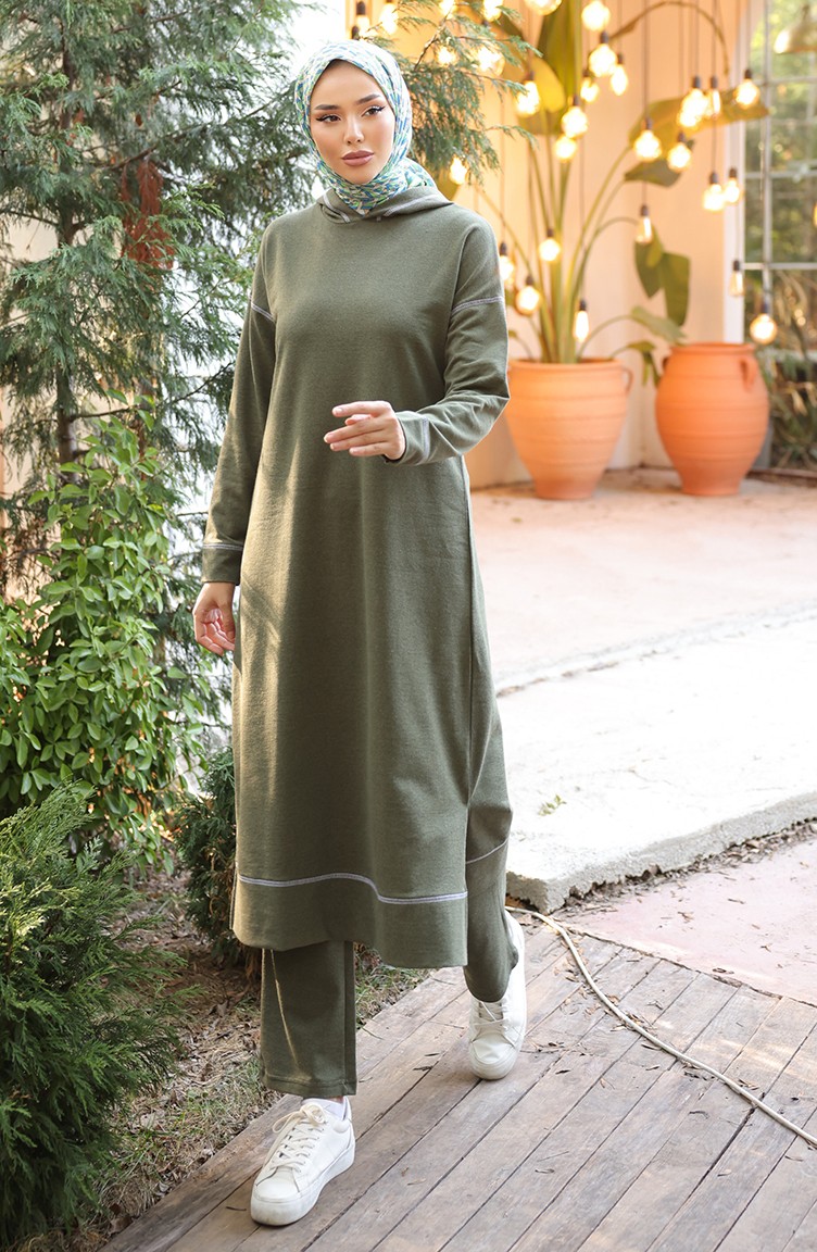 Sefa Merve Ikili Eşofman Takım 3082-08 Haki