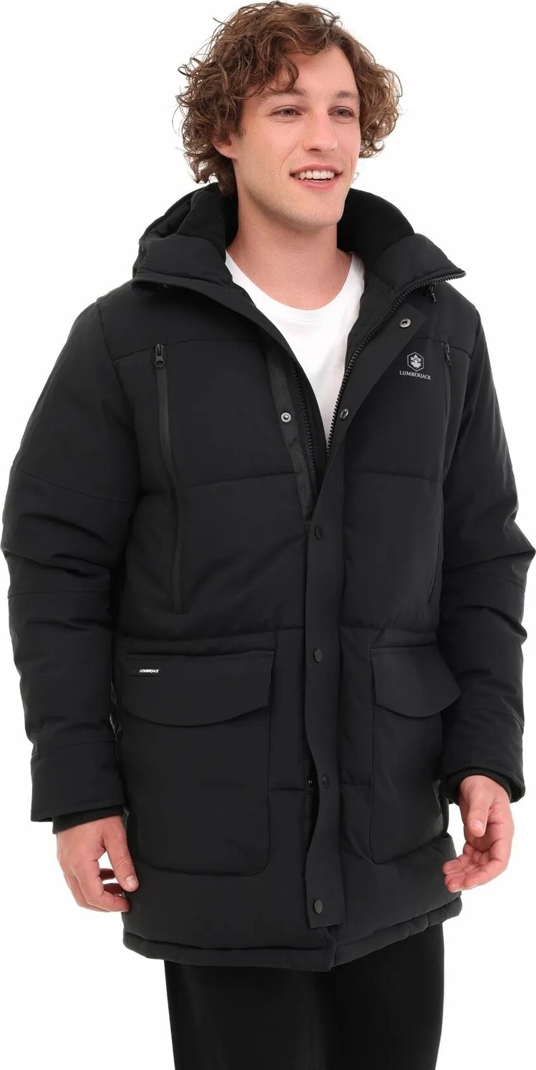 Lumberjack ml Henry Coat 25N17 5pr Siyah Erkek Kısa Kaban görsel 6