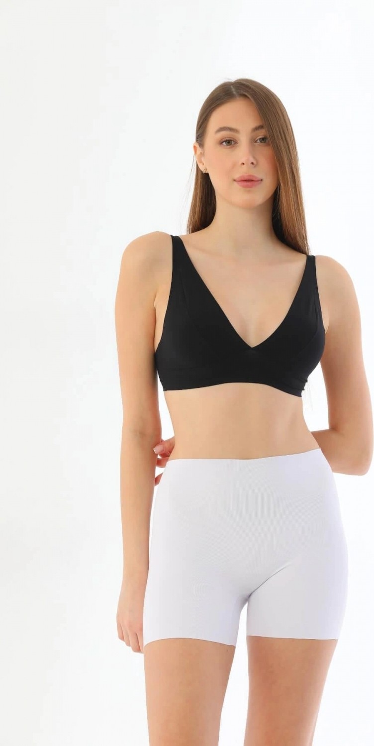 Hace Bazaar Marsilyan™ Beyaz Mı 2703 Lazer Kesim Iz Yapmaz Hayalet Boxer görsel 2