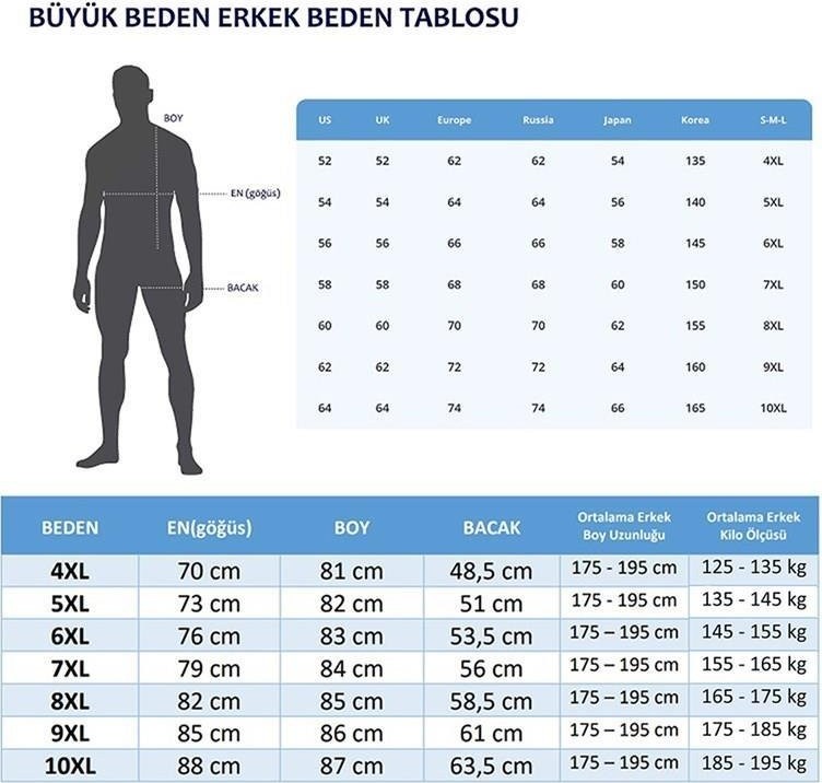 POSEIDON STORM Yeni Seri Büyük Beden Erkek Mavi Dri-Fit Kumaş Baskısız Bisiklet Yaka T-Shirt (4xl- 10XL) görsel 4