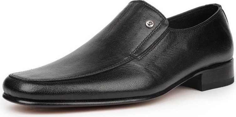 Pierre Cardin 3603 Erkek Siyah Kösele Hakiki Deri Ayakkabı görsel 2