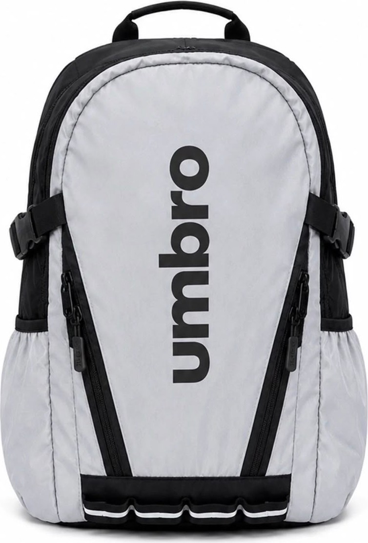 Umbro Yuki Backpack Gri Su Itici, Reflektörlü Spor Sırt Çantası, Okul Çantası - TT0022