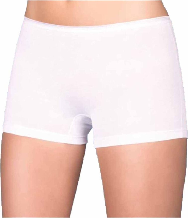 Sungur's Store Likralı Süprem Bayan Boxer Short Beyaz 2100B görsel 2
